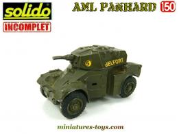 Un AML 90 Panhard en miniature par Solido au 1/50e incomplet