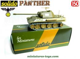 Le char allemand Panther Ausf G miniature de Solido au 1/50e