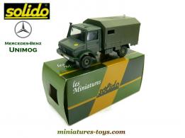 Le Mercedes Unimog U 400 atelier de campagne miniature de Solido au 1/50e