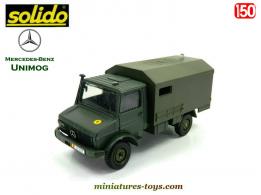 Le Mercedes Unimog U400 atelier de campagne miniature de Solido au 1/50e