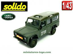 La Land Rover 110 militaire IFOR en voiture miniature Solido au 1/43e
