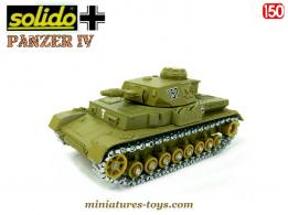 Le char Panzer IV sable canon court en miniature par Solido au 1/50e