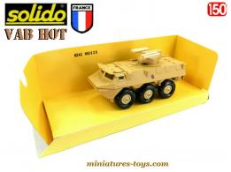 Le VAB 6x6 français sable Hot UTM 800 miniature de Solido au 1/50e