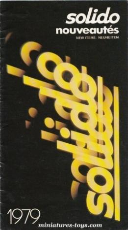 Le catalogue petit format nouveautés des miniatures Solido de 1979