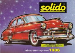 Le catalogue grand format des miniatures Solido de 1986