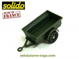 La remorque militaire Bantam en miniature de Solido au 1/48e