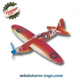 L'avion de chasse anglais Spitfire MK1 en jouet polystyrène au 1/72e