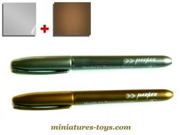 Un duo de stylos de type marqueur pour peindre ou retoucher vos miniatures