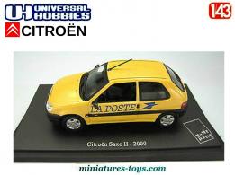 La Citroën Saxo de la Poste en miniature par Universal Hobbies au 1/43e