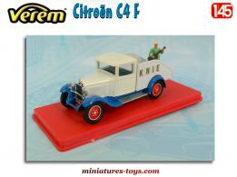 Le Citroën C4 F de la parade du cirque Knie en miniature par Verem au 1/45e