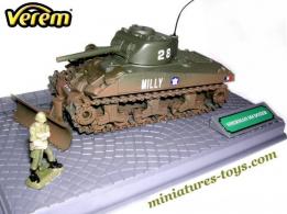 Le char Sherman M4 A3 Bulldozer en miniature de Verem au 1/50e