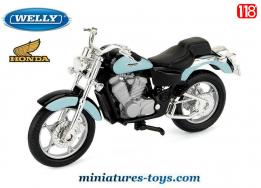 La moto Honda Shadow VT 1100C en miniature de Welly au 1/18e