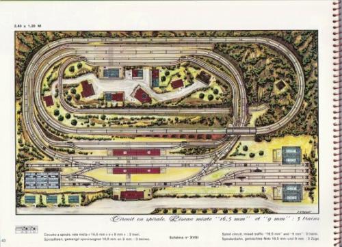 Un livret de plans et décors de réseaux de trains miniatures au HO