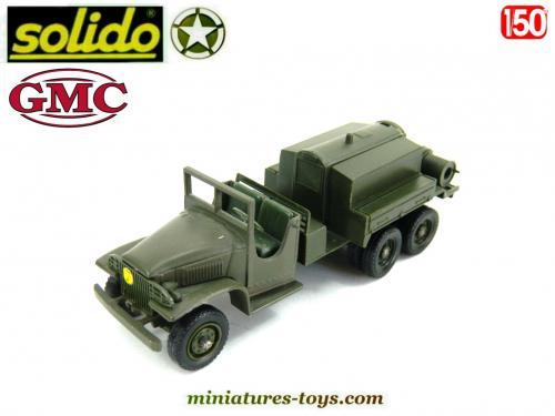 SOLDO FRANCE REF 6001 GMC COMPRESSEUR AVEC CABNE BACHEE TBE EN BOTE
