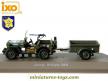 La Jeep Willys MB et sa remorque Bantam miniature par Ixo Models au 1/43e