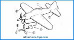 L'avion de chasse américain Thunderbolt F-47D en jouet polystyrène au 1/72e
