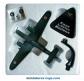 Le bombardier Cant Alcione Z-1007bis en miniature métal au 1/144e