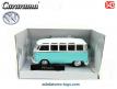 Le Combi T1 Samba vitré Volkswagen bleu en miniature par Cararama au 1/43e