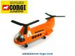 L'hélicoptère Airbus en miniature de Corgi au 1/120e