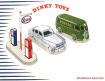 Les deux pompes a essence Esso miniature de Dinky Toys Atlas au 1/43e