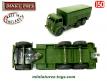 Le camion militaire anglais Foden bâché miniature de Dinky Toys au 1/50e