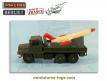Le Berliet 6x6 GBC 8 KT lance fusée miniature de Dinky Toys France au 1/50e