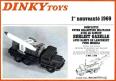 Le Berliet 6x6 GBC 8 KT lance fusée miniature de Dinky Toys France au 1/50e