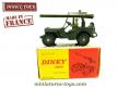 La Jeep Willys Hotchkiss porte canon SR miniature de Dinky Toys au 1/43e