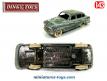 La Ford Vedette de 1954 grise en miniature par Dinky Toys France au 1/43e