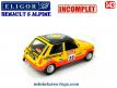 La Renault 5 Alpine rallye de San Remo 1977 en miniature par Eligor au 1/43e