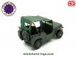 La Jeep Willys militaire bâchée miniature de France Jouets au 1/38e incomplète