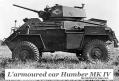 L'automitrailleuse anglaise Humber MK IV miniature d'Ixo Models au 1/43e