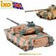 Le char anglais Chieftain Mk 5 sable camo en miniature Ixo Models au 1/72e