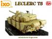 Le char Leclerc T5 sable en miniature par Ixo Models au 1/72e 