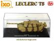Le char Leclerc T5 sable en miniature par Ixo Models au 1/72e 