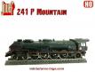 La locomotive a vapeur 241 P Mountain de Jouef au H0 en état moyen et sans tender