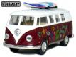 Le Combi Volkswagen de 1962 Love e Peace marron par Kinsmart au 1/32e