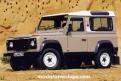 La Land Rover Defender 110 pick-up bâché désert miniature de Solido au 1/43e
