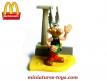 La figurines Asterix le gaulois distribuée par Mac Donald's burger en 2002