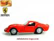 La Ferrari 250 GTO 1963 rouge en miniature de Maisto Shell au 1/38e