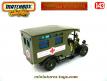 Le Renault AG 1910 ambulance militaire en miniature par Matchbox au 1/43e