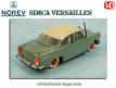 La Simca Versailles en miniature de Norev au 1/43e