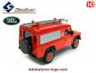La Land Rover Defender pompiers Chamrousse en miniature de Solido au 1/43e