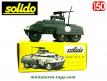 Le Combat car Ford M20 français en miniature de Solido au 1/50e
