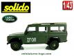 La Land Rover 110 militaire IFOR en voiture miniature Solido au 1/43e