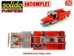 Le camion GMC 6x6 CCKW 353 pompiers de Solido au 1/50e incomplet