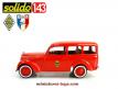 Le break Renault Juvaquatre pompiers de Paris en miniature par Solido au 1/43e