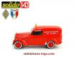Le break Renault Juvaquatre pompiers en miniature de Solido au 1/43e