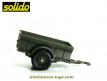 La remorque militaire Bantam en miniature de Solido au 1/48e