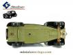 La voiture Traction avant Citroën FFI miniature de Solido au 1/43e incomplète